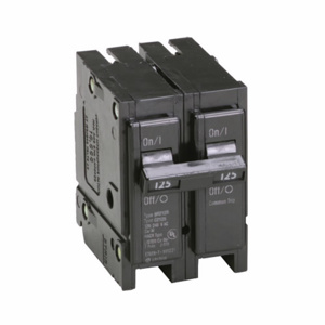 Eaton Cutler-Hammer BR Series Plug-in Circuit Breakers 125 A 120/240 VAC 10 kAIC 2 Pole 1 Phase