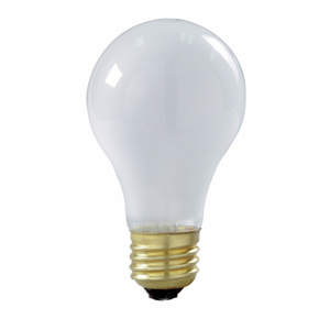 Satco Products Rough Service Series Incandescent A-line Lamps A19 100 W Medium (E26)