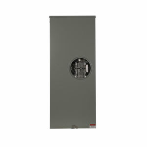 Eaton Lever Bypass Ringless Meter Sockets 320 A 600 VAC OH/UG 4 Jaw 1 Position 1 Phase Triplex Ground 5 x 5 Hub Cover Plate