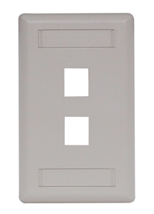 Hubbell Premise IFP12 iSTATION™ Series Faceplates with ID Windows Office White