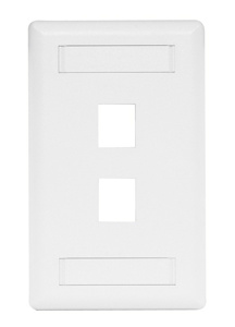 Hubbell Premise IFP12 iSTATION™ Series Faceplates with ID Windows White