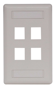 Hubbell Premise IFP14 iSTATION™ Series Faceplates with ID Windows Office White
