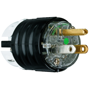 Pass & Seymour EHU Specification Grade Straight Blade Plugs 15 A 125 V 2P3W 5-15P