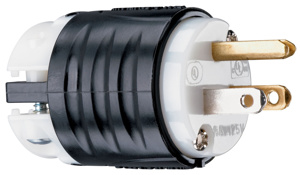PS5266-XBK STR BLD PLUG 3W 15A