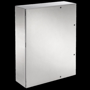 nVent HOFFMAN Wall Mount Concealed Hinge Cover Weatherpoof Enclosures Stainless Steel 36 x 36 x 10 in 14 ga NEMA 4X