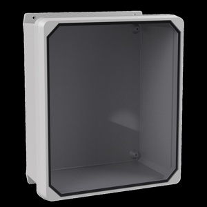 nVent HOFFMAN Wall Mount Continuous Hinge Cover with Window Weatherproof Enclosures Fiberglass 14 x 12 x 6 in NEMA 4X