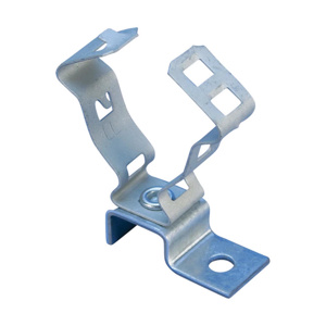 nVent Caddy Deck Mount Conduit Clips 0.709 – 1.181 in 1/2 in EMT<multisep/>3/4 in EMT<multisep/>1/2 in Rigid<multisep/>3/4 in Rigid Spring Steel