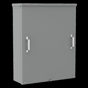 nVent HOFFMAN Wall Mount Screw Cover Weatherproof Junction Boxes 30 x 30 x 12 in Without Knockouts Gray NEMA 3R