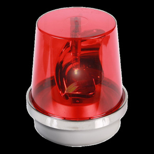 Edwards Company 53D Series Rotating Incandescent Diode Polarized Beacons Red 24 to 28 VDC 500 hrs