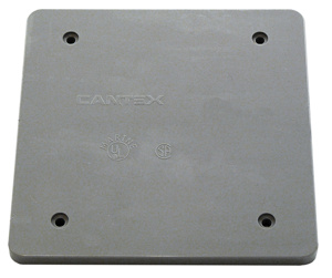 Cantex 5133 Series Weatherproof FS/FD Device Covers PVC Gray