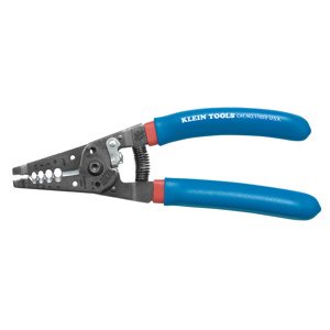 Klein Tools Cable Cutter & Strippers 12 - 6 AWG Stranded Blue/Red Straight