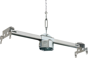 Arlington FBRS4 Series Bar Hanger Octagon Ceiling Fan 8B Boxes Steel 2 in Adjustable Bar Hanger (16 - 24 in)