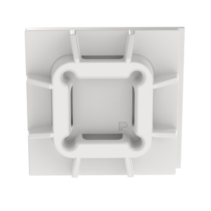 Panduit Low Profile Cable Tie Mounts White Adhesive Mount