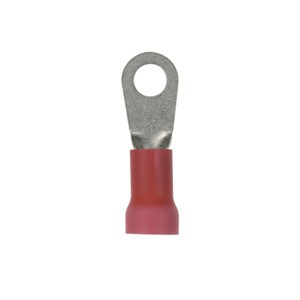 Panduit PV-RX Series Insulated Ring Terminals 8 AWG 1/4 in Red