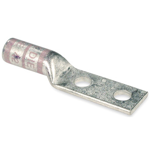 ABB Thomas & Betts Blackburn Long Barrel Compressiong Lugs 1/2 in 2 Hole Pink 700 kcmil
