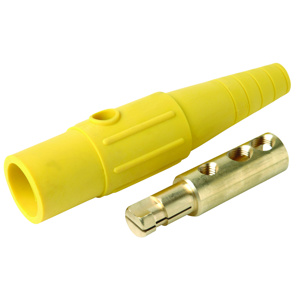 Pass & Seymour PS40-MB Series Single Pole Male Plugs 400 A Male 600 V Yellow 2/0 - 4/0 AWG Double Set Screw