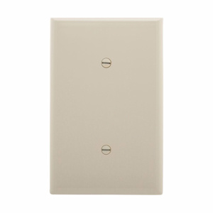Eaton Wiring Devices Midsized Blank Wallplates 1 Gang Light Almond Polycarbonate Box