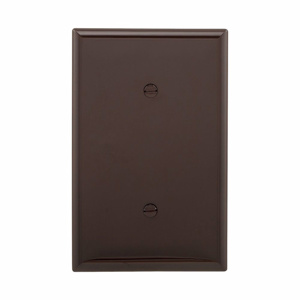 Eaton Wiring Devices Midsized Blank Wallplates 1 Gang Brown Polycarbonate Box