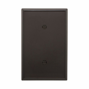 Eaton Wiring Devices Midsized Blank Wallplates 1 Gang Black Polycarbonate Box