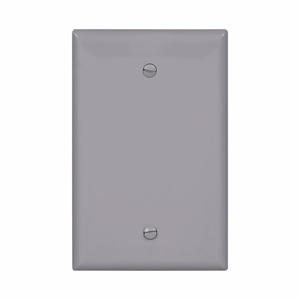 Eaton Wiring Devices Midsized Blank Wallplates 1 Gang Gray Polycarbonate Box