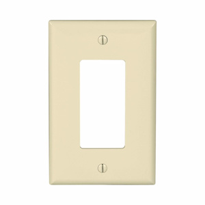 Eaton Wiring Devices Midsized Decorator Wallplates 1 Gang Almond Polycarbonate Device