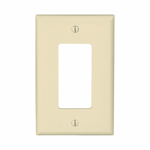 Eaton Wiring Devices Midsized Decorator Wallplates 1 Gang Almond Polycarbonate Device