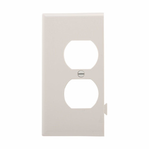 Eaton Wiring Devices Midsized Sectional Duplex Wallplates 1 Gang White Polycarbonate Device