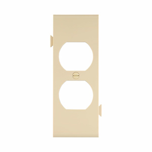 Eaton Wiring Devices Midsized Sectional Duplex Wallplates 1 Gang Ivory Polycarbonate Device