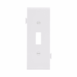 Eaton Wiring Devices Midsized Sectional Toggle Wallplates 1 Gang White Polycarbonate Device