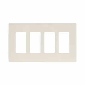 Eaton Wiring Devices Midsized Decorator Wallplates 4 Gang Desert Sand Nylon Snap-on