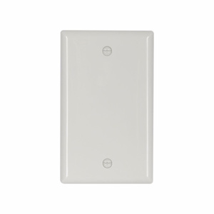 Eaton Wiring Devices Standard Blank Wallplates 1 Gang White Nylon Box