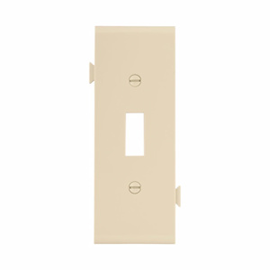 Eaton Wiring Devices Midsized Sectional Toggle Wallplates 1 Gang Ivory Polycarbonate Device