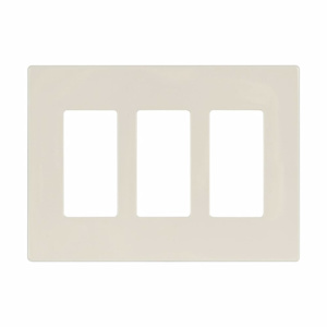 Eaton Wiring Devices Midsized Decorator Wallplates 3 Gang Desert Sand Nylon Snap-on