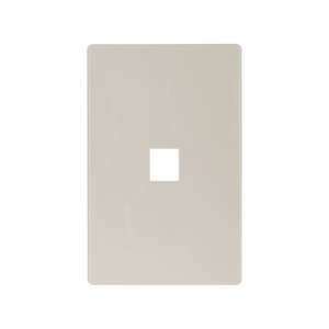 Eaton Wiring Devices Midsized Multimedia Faceplates 1 Gang 1 Port Desert Sand Nylon Snap-on