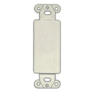 Eaton Wiring Devices 2160 Series Wallplate Inserts Blank Ivory Plastic