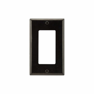 Eaton Wiring Devices Standard Decorator Wallplates 1 Gang Black Plastic Device