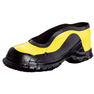 Honeywell Salisbury Deep Heel Overshoes Black/Yellow Slip-on