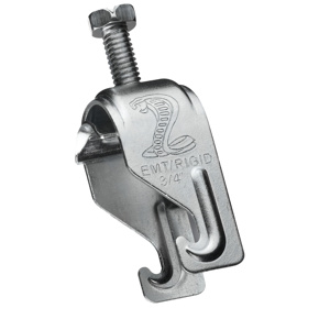 Thomas & Betts CPC Cobra Clamp Series Strut Conduit Clamps 1/2 in Steel Goldgalv/Standard