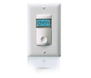 Watt Stopper TS-400 Series Timer Switch Digital 6 A White