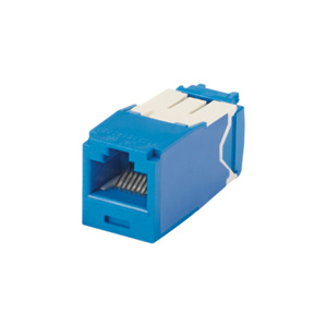 Panduit CJS6X88T Mini-Com® Pan-Net® Series Jack Inserts Blue RJ45 Cat6A