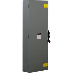 Square D DTU3 Series Non-fused Three Phase Double Throw Disconnects 600 A NEMA 1 600 VAC, 250 VDC