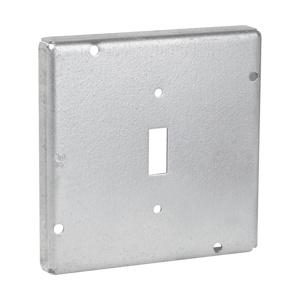 Eaton Crouse-Hinds TP7 Raised Square Surface Covers 1 Toggle Switch Steel
