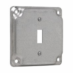 Eaton Crouse-Hinds TP5 Raised Square Surface Covers 1 Toggle Switch Steel