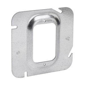 Eaton Crouse-Hinds TP5 Raised 1-Device Square Covers Steel
