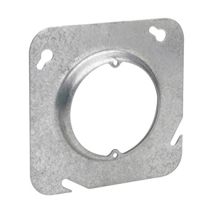 Eaton Crouse-Hinds TP5 Raised Square Covers with Ears Steel