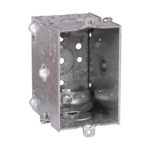 Eaton Crouse-Hinds Metallic Gangable Switch / Outlet Boxes