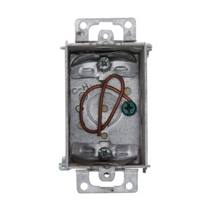 Eaton Crouse-Hinds Metallic Gangable Switch / Outlet Boxes Eaton Crouse-Hinds Metallic Gangable Switch / Outlet Boxes