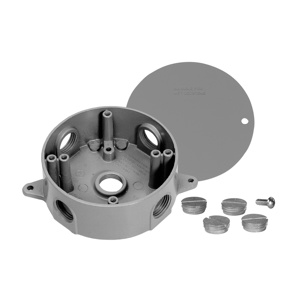 Eaton Crouse-Hinds Weatherproof Round Outlet Boxes