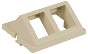 Hubbell Premise IM2KA15 iSTATION™ Series Faceplate Angled Module Inserts Plastic
