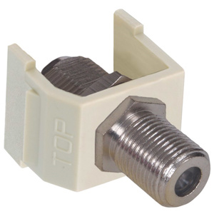 Hubbell Premise SFFX iStation Series Connectors F-Coax White
